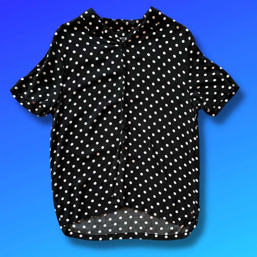 Topman Polka Dot Button Up